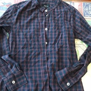 APC Plaid button up